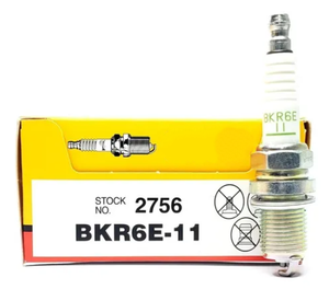 Bougie d'allumage en alliage de nickel N G K BKR6E-11 2756 - Product Image 1