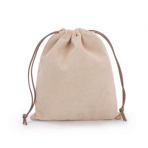 Wholesale Recyclable <b>Medium</b> Velvet Drawstring <b>Bag</b> Customized Color Rope Handle for Stationery Jewelry Gift Packaging Storage - Product Image 4