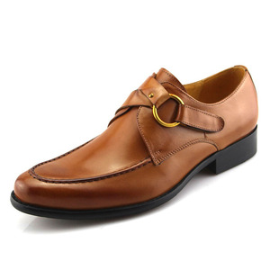 Zapatos Brogue Puntiagudos de Piel de Vacuno Genuina, Sin Cordones, Impermeables, Transpirables, Formales, de Oficina, Casuales, con Forro Absorbente y Suela de Goma Flexible - Product Image 1