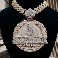 Collier avec plaque nominative Hip-Hop de 3 pouces, bijoux personnalisés en argent sterling 925 avec pendentif glacé en moissanite, plaqué or rose, forme animale