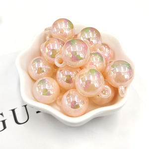 16MM nuevas cuentas acrílicas con agujero colgante multicolor para DIY Material hecho a mano pulsera CADENA DE TELÉFONO MÓVIL fabricación de joyas - Product Image 5