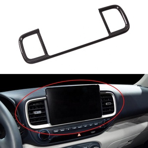 WZXD คาร์บอนไฟเบอร์ ชุดแต่งภายใน ฝาครอบตกแต่ง สติ๊กเกอร์ตกแต่ง อุปกรณ์เสริมสำหรับ Venue 2020 2021 - Product Image 5