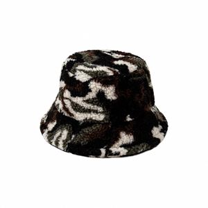 Autumn/Winter Thick Warm Bucket <b>Hat</b> Camouflage Fisherman's <b>Hats</b> for <b>Men</b> and Women - Product Image 3