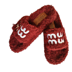 Piel Sintética de Moda, Cálida y Suave, para Sandalias Abiertas, Ligera, Cómoda, Antideslizante, con Suela de EVA, Ideal para Primavera, Verano e Invierno - Product Image 1