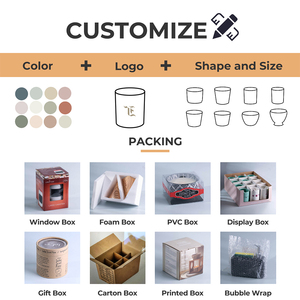 Biểu Tượng Tùy Chỉnh Hình Dạng Màu Sắc Trang Trí Gốm Rỗng Thơm Nến Sáp Làm Container Tàu Jar - Product Image 4