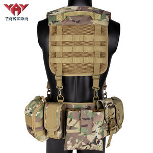 YAKEDA Tactical Woodland Mc Seal Accessoire Ocultar Tactical Gear <span class=keywords><strong>Molle</strong></span> <span class=keywords><strong>Harness</strong></span> Caça Tactical <span class=keywords><strong>Vest</strong></span> Peito Rig Bag <span class=keywords><strong>Harness</strong></span> <span class=keywords><strong>Vest</strong></span> - Product Image 6