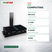 Passerelle IoT industrielle Mini PC Rockchip RK3328 Quad Core 1.5GHz 4K 4 USB Lecteur multimédia Android Linux OEM ODM
