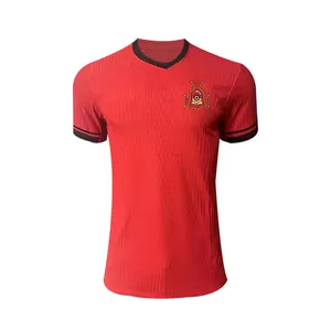 Maillot de football personnalisé pour hommes, entraînement au club, vêtements de football bleus originaux à séchage rapide, uniformes de club de football, ensemble de maillots de football en gros