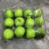 Buah dan Sayuran Buatan Simulasi Busa Ramah Lingkungan Berkualitas Tinggi untuk Pajangan Toko Natal 12 Buah