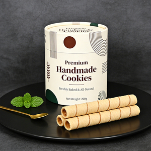 <span class=keywords><strong>Tubo</strong></span> de Papel de Grado Alimenticio Personalizado para Envasado de Galletas Wafer - Product Image 2