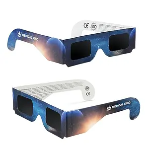 Gafas de eclipse solar personalizadas al por mayor en stock Gafas de eclipse solar Gafas de visión de eclipse solar