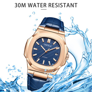 ONOLA 3853 Brand Mechanical <b>Watches</b> <b>Men</b> Luminous Business <b>Watch</b> Leather Waterproof Luxury Automatic <b>Watch</b> <b>Men</b> - Product Image 4