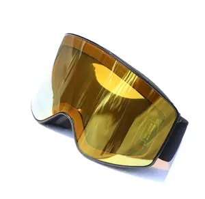 Lens Zonwerend Merk Sneeuw Uv Beschermende Buitensport Anti Mist Sneeuwbril Custom Ski Goggle