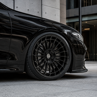 Jantes en alliage monobloc noires brillantes à rayons multiples AL 19 20 21 22 pouces 5x112, vente chaude pour Mercedes Benz
