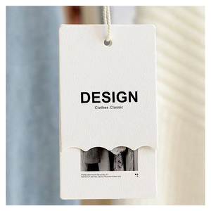 Tùy chỉnh quần áo sang trọng Nhãn quần áo in nhãn tên logo nhựa tag quần áo kích thước tag - Product Image 3