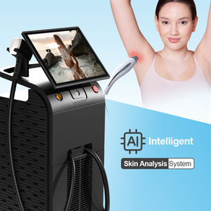 Professionele Ai Huid Analyze Systeem 3 Golven 755 808 1064 Permanente <span class=keywords><strong>Laser</strong></span> Ontharing Machine 1200W Power - Product Image 1