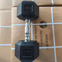 Haltères hexagonaux en caoutchouc ZY, haltères de musculation pour salle de sport, poids libres, équipement de musculation