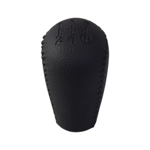 Leather <b>Shift</b> <b>Knob</b> Black Stitched 5 6 Speed Ergonomic For Toyota Vehicles - Product Image 3