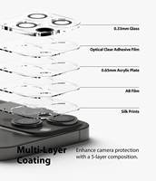 En stock – Protection d'objectif d'appareil photo transparente anti-rayures en gros pour iPhone 12 13 14 15 16 17 18 Pro Max Plus