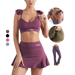 Explosion rapidement sec couleur unie vêtements d'entraînement pour femmes vêtements de yoga vêtements de fitness - Product Image 1