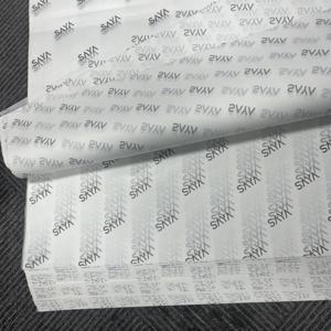 Biểu Tượng Tùy Chỉnh <span class=keywords><strong>In</strong></span> Gói Tờ Giấy Quà Tặng Giày Quần Áo Đóng Gói Tái Chế Đầy Màu Sắc Màu Đen Màu Hồng Trắng Mô Giấy - Product Image 6