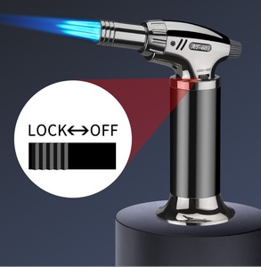 Thổi ngọn đuốc, nhà bếp chuyên nghiệp nấu ăn ngọn đuốc với khóa có thể điều chỉnh ngọn lửa bơm lại mini thổi ngọn đuốc nhẹ hơn cho BBQ, nướng - Product Image 2