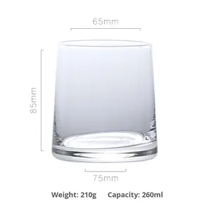 Vasos transparentes coloridos vacíos de lujo, vasos de cerveza artesanales coloridos creativos, whisky, licores, cristalería para Bar - Product Image 6