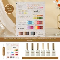 Set de Esmalte de Uñas en Gel HEMA Free, 120 Colores, Venta al Por Mayor, Logotipo Personalizado, 15ml, Larga Duración, Secado UV LED, Ecológico, No Tóxico, Resistente al Agua