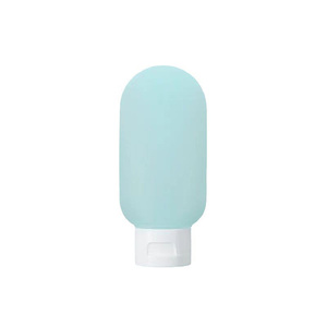 Ensemble de flacons de voyage rechargeables de 60 ml pour cosmétiques, shampoing, démaquillant, tubes souples compressibles, contenants vides, portables, pour l'extérieur - Product Image 5