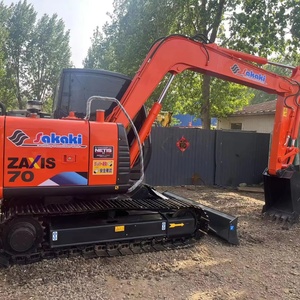 Nueva Excavadora Hitachi ZX70 de 7 Toneladas, Excavadora Hidráulica de Orugas Hitachi ZX60 de 6 Toneladas con Pocas Horas de Trabajo, EPA/CE - Product Image 1