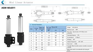 Nhỏ gọn 12-24V DC 180N Thiết bị truyền động điện cho xe đạp điện ngăn pin mở - Product Image 6