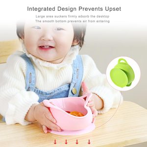 Plato Giratorio 360° de Silicona para Bebés, Impermeable, Libre de BPA, con Base de Succión, Vajilla Infantil para la Hora de Comer - Product Image 4