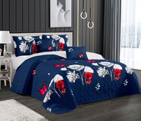 Ensemble de literie personnalisé, couvre-lit imprimé avec couture ultrasonique pour chambre à coucher