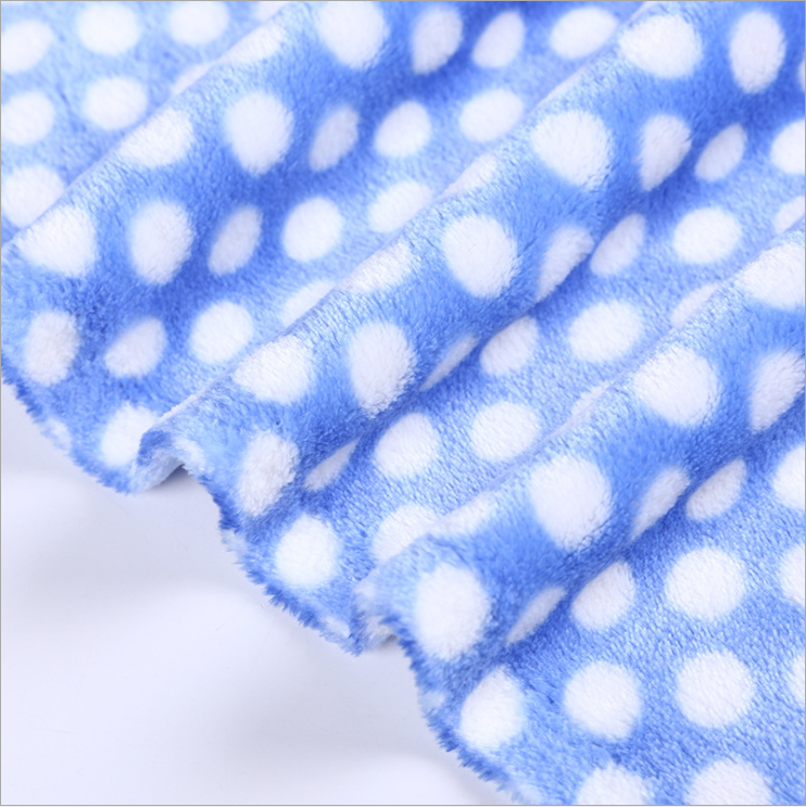 2021 Wholesale High Quality Custom Polyester Digital Printing Soft Coral Fleece Fabric