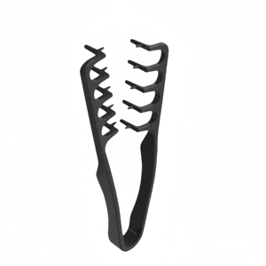Pettine <span class=keywords><strong>a</strong></span> <span class=keywords><strong>denti</strong></span> <span class=keywords><strong>larghi</strong></span> all'ingrosso per uomo, in plastica, con impugnatura testurizzata per volume e frangia - Smart Supplies per la casa - Product Image 2