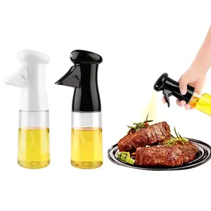 Offre Spéciale 220ml accessoires de cuisine pulvérisateur d'huile en verre pour la cuisson bouteille de pulvérisation d'huile pour la cuisson au barbecue cuisson