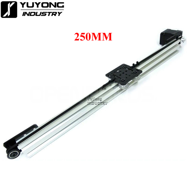 V-Slot NEMA 17 Linear Actuator Bundle Diy Belt Driven Kit with Nema 17 Stepper Motor for 250mm