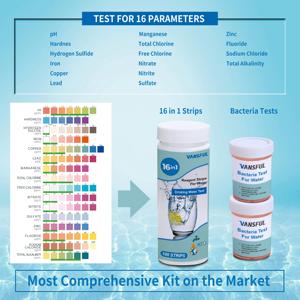 <span class=keywords><strong>Test</strong></span> de bactéries en poudre E.coli 17 paramètres <span class=keywords><strong>kit</strong></span> de <span class=keywords><strong>test</strong></span> d'eau pour l'eau potable - Product Image 4