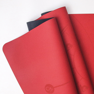 <span class=keywords><strong>Esterilla</strong></span> de <span class=keywords><strong>yoga</strong></span> color borgoña diseño personalizado Tpe de goma natural ecológica - Product Image 4