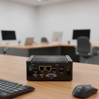 Venta Directa de Fábrica, Mini PC Nano Integrado de Alta Calidad, Intel Win10 Win11 Linux, Mini PC N2840, PC Industrial Sin Ventilador