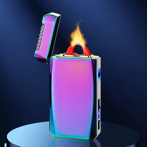 Encendedor <span class=keywords><strong>de</strong></span> Arco Pulsado Recargable Rápido Tipo-C, Regalo para Hombre, Encendedores <span class=keywords><strong>de</strong></span> Cigarrillos con Logotipo Impreso con Láser y Luz <span class=keywords><strong>de</strong></span> Proyector <span class=keywords><strong>de</strong></span> Alta Definición - Product Image 2