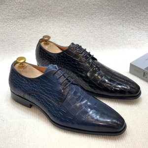 Chaussures de Ville Habillées pour Hommes en Cuir Véritable d'Automne, Confortables et Personnalisables, Style <span class=keywords><strong>Derby</strong></span> à Bout Pointu, Idéales pour le Bureau et les Affaires - Product Image 6