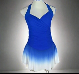 LIUHUO rok Skating untuk wanita, Gaun <span class=keywords><strong>Roller</strong></span> Skating & tari balet Leotard, rok seluncur dengan CA - Product Image 3