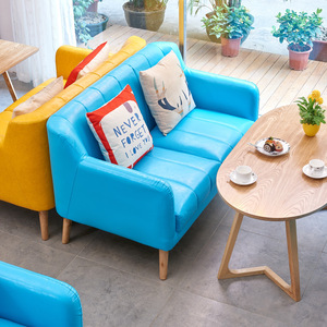 <span class=keywords><strong>Cafetería</strong></span> de Estilo Occidental, Tienda de Té con Leche, Pastelería, <span class=keywords><strong>Librería</strong></span>, Silla Doble de Madera Maciza, Moderna <span class=keywords><strong>y</strong></span> Comercial - Product Image 4