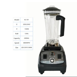 Licuadora Eléctrica Comercial de Alta Velocidad de 2L para Tiendas de Té con Leche, Enchufe Estadounidense y Británico, Durable, para Triturar Hielo y Hacer Smoothies - Product Image 5