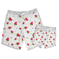 Shorts de bain et de surf pour garçons, personnalisés, imprimés, de haute qualité, décontractés, à séchage rapide, pour l'été, collection parent-enfant ODM