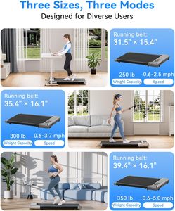 <span class=keywords><strong>Tapis</strong></span> de marche électrique portable Raceable Max 300LBS, <span class=keywords><strong>tapis</strong></span> de <span class=keywords><strong>course</strong></span> de bureau haute technologie pour la maison, contrôle par application Multi-Runner, unisexe - Product Image 4