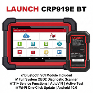 LAUNCH X431 CRP919E BT OBD2 Çift Yönlü Tarama Cihazı Tam Sistem ECU Kodlama 31+ Sıfırlama CANFD DOIP 120+ Araç 25 Dil Desteği - Product Image 1