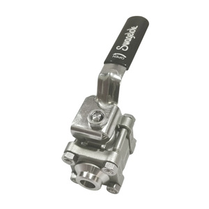 SS-83TS8 SS-83XKS8 Válvula de bola de gas para instrumentos de alta presión de 4000 PSI, de 3 piezas, con extremo de tubo, de acero inoxidable 316L - Product Image 5