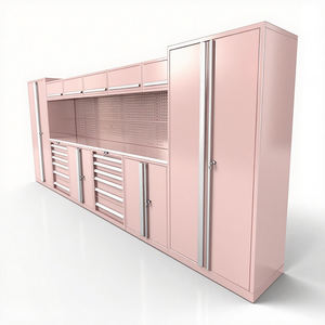 Armadietto Portautensili in Acciaio Combinato a Basso Prezzo, Set di Cassette Portautensili in Acciaio Inox per Meccanici, Nuovi Armadietti per Officina e Autolavaggio - Product Image 5